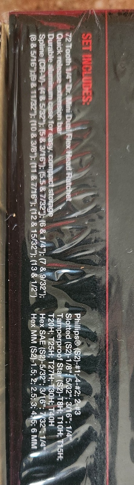 Sunex 44pc. Socket & Bit set W/ Mini Ratchet