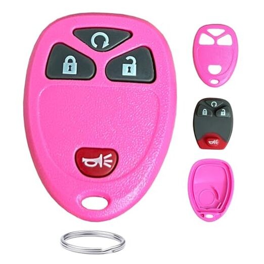 Replacement for 2007-2014 Chevy Equinox Avalanche Silverado 4A-Button-Pink