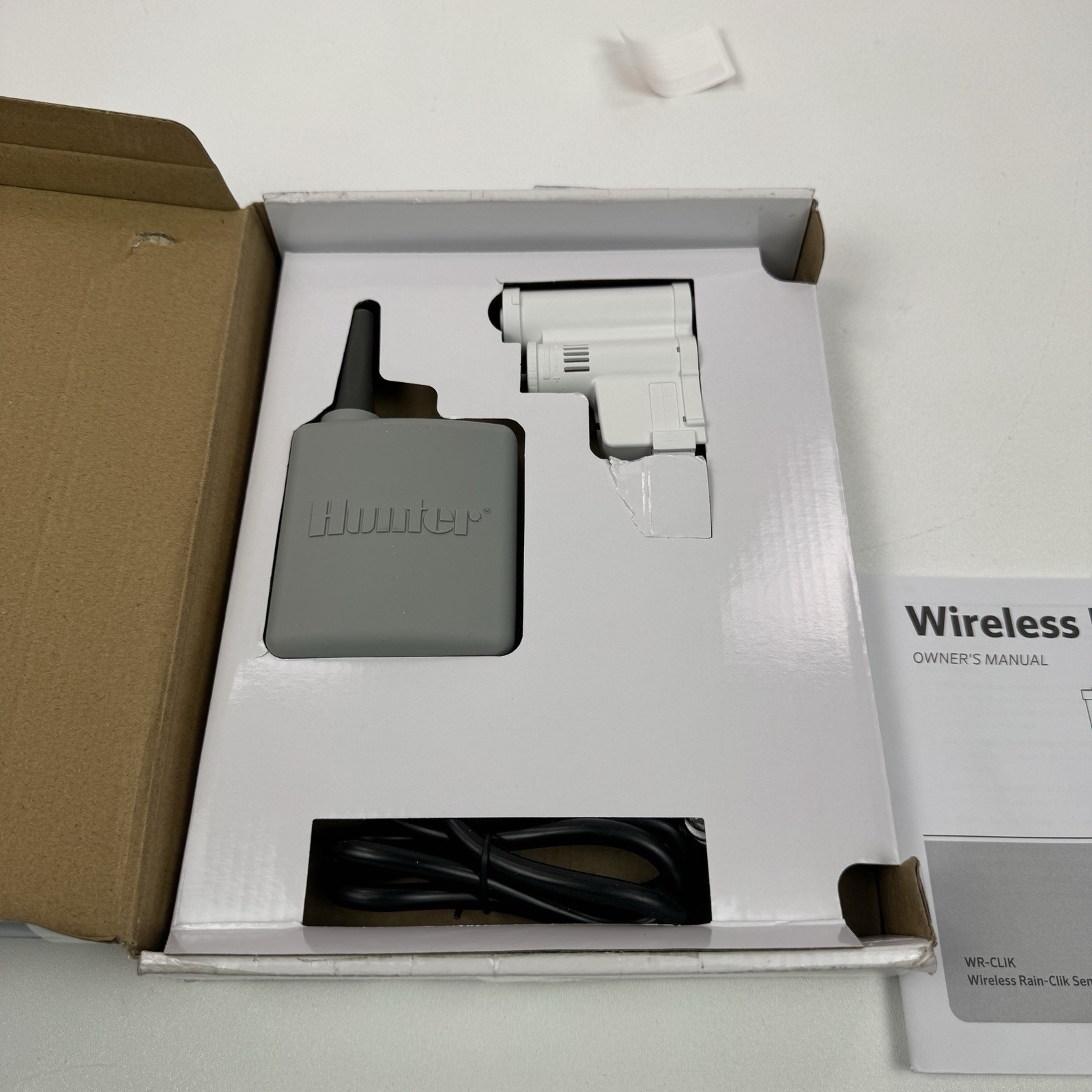 Hunter Rain Clik WRCLIK Wireless Rain Sensor with Freeze Shutoff, Automatic