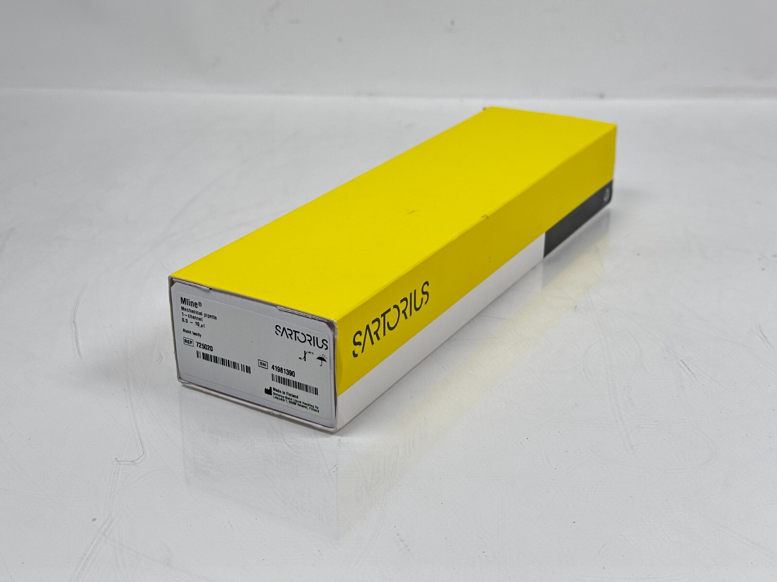 Sartorius mLINE Adjustable Volume, Single Channel Pipette, 0.5 - 10 uL 725020
