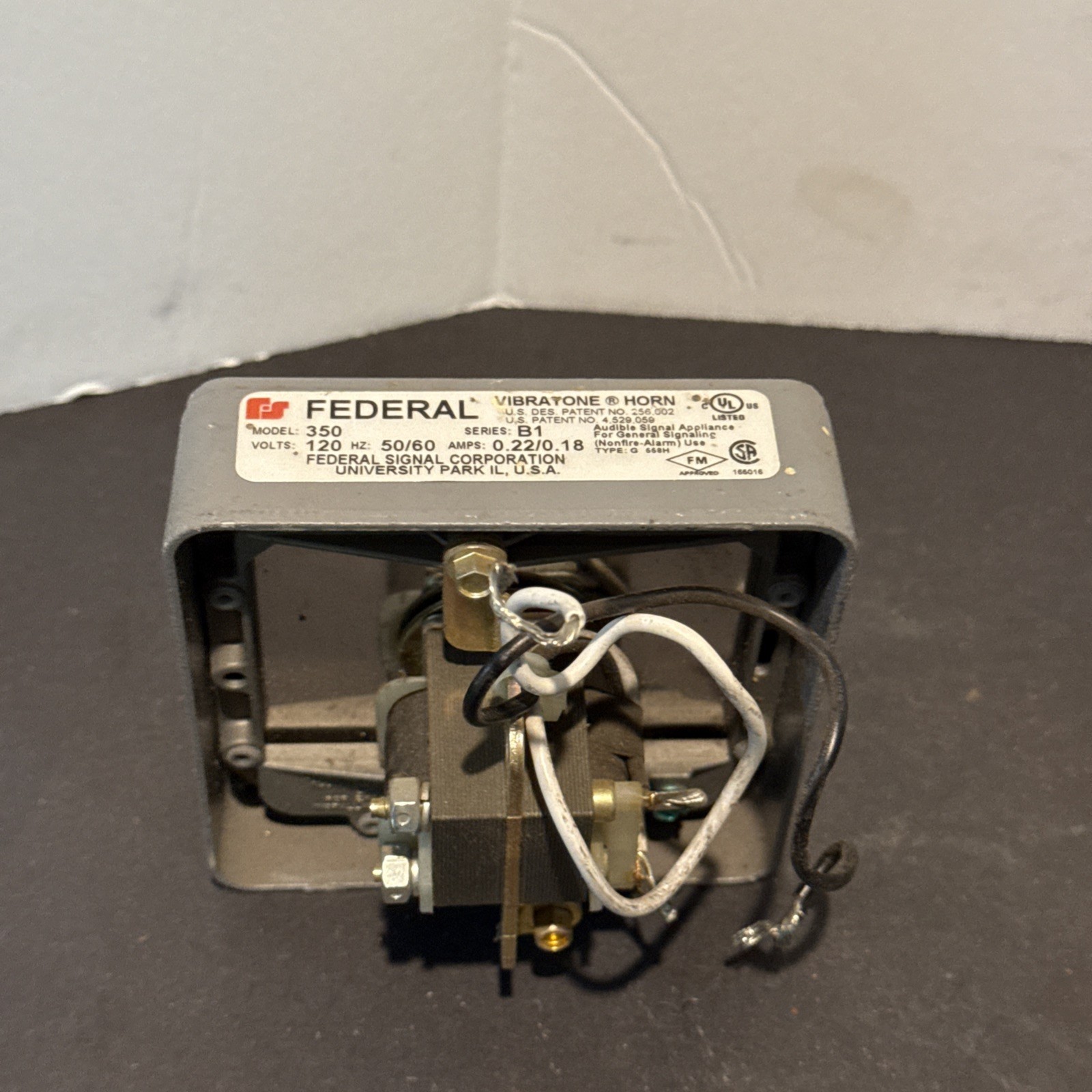 Federal Signal Vibratone Horn Model 350