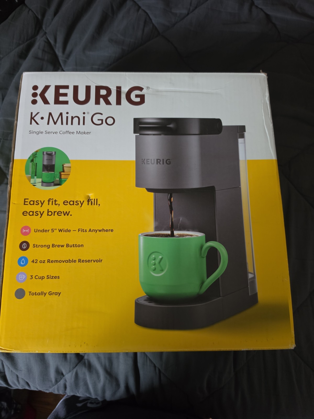 Keurig K-Mini Go Single-Serve K-Cup Pod Coffee Maker