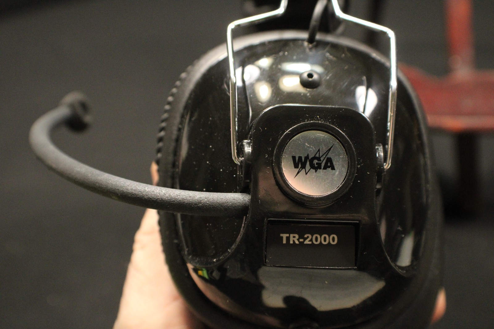 Rugged Air RA 200 General Aviation Pilot Headphone set with Microphone untested