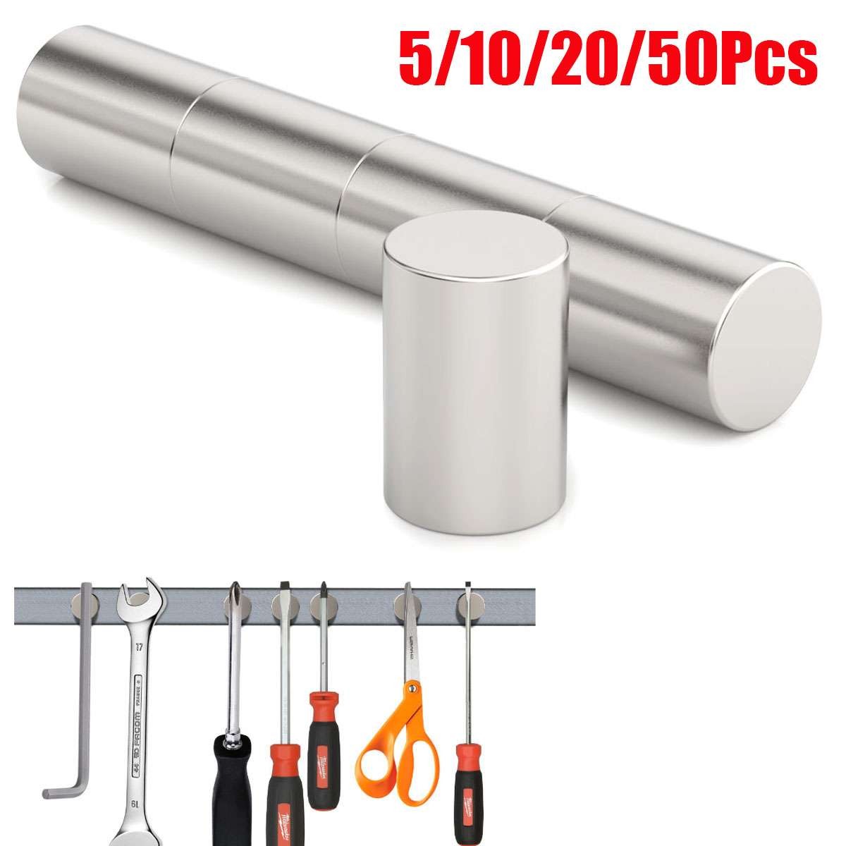 5/10/20/50pcs Strong Rare Earth Neodymium Magnets Cylinder Magnet 15*10mm N52