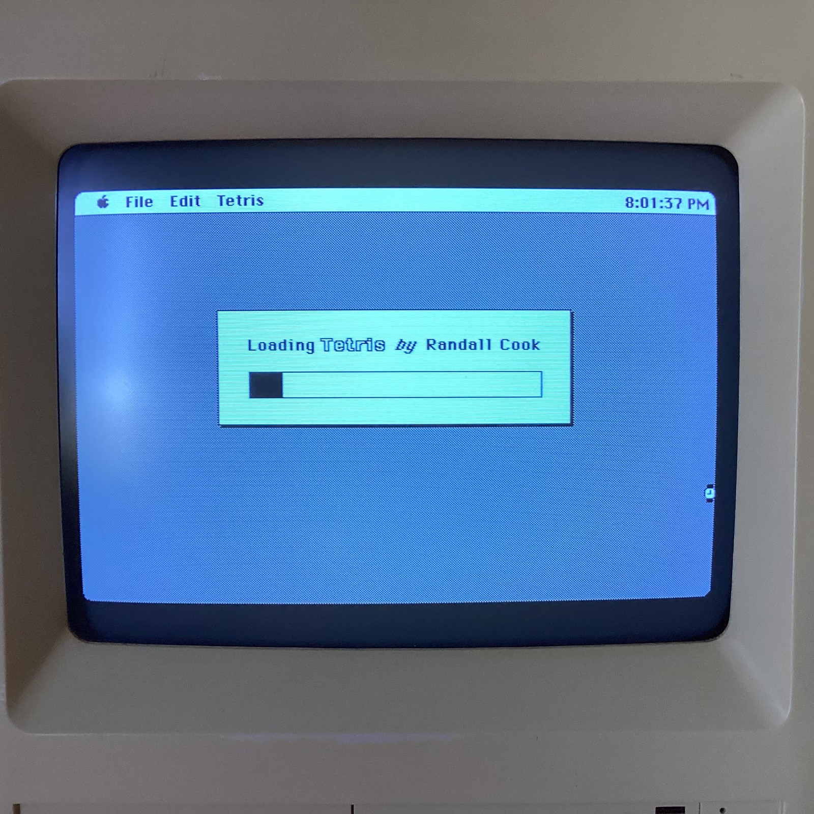 Vintage Macintosh Mac Program Game WESLEYAN TETRIS 800K Disk Plus, SE, Classic!