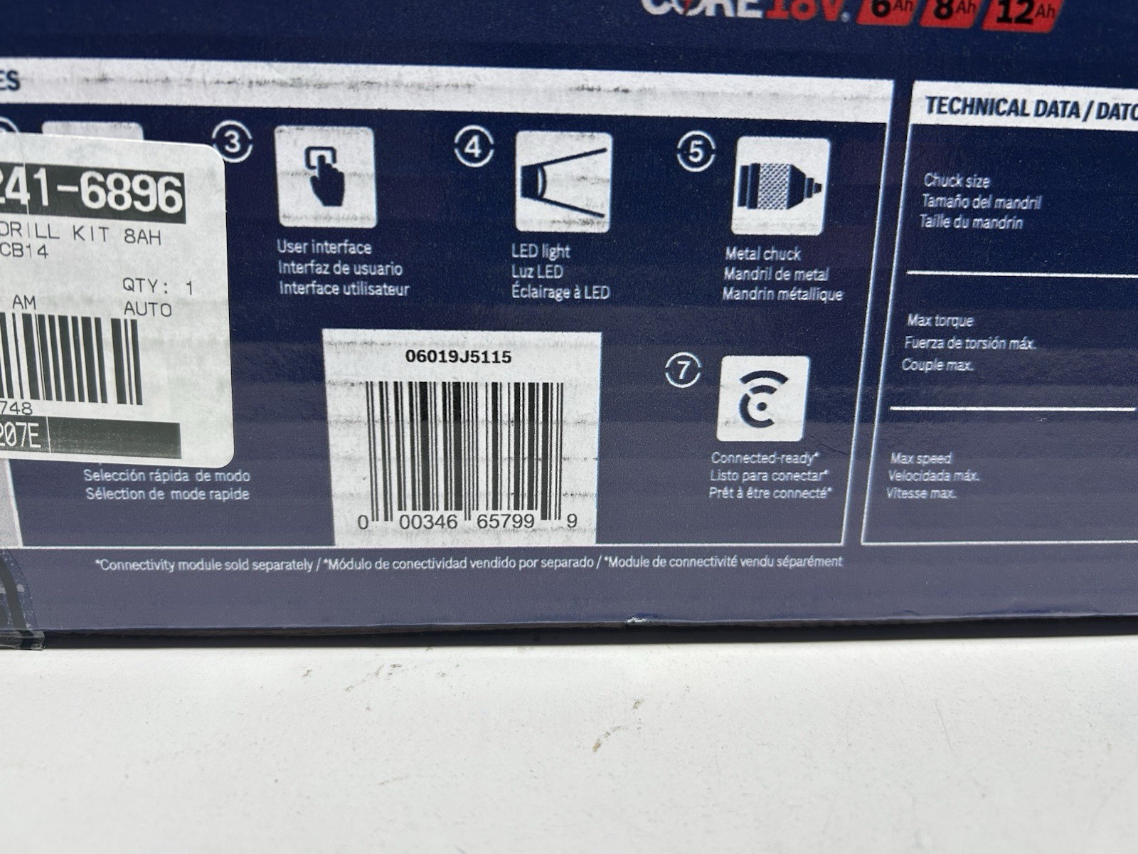 NEW Bosch PROFACTOR 18 Volt Cordless Connected Ready 1/2 Hammer Drill Kit