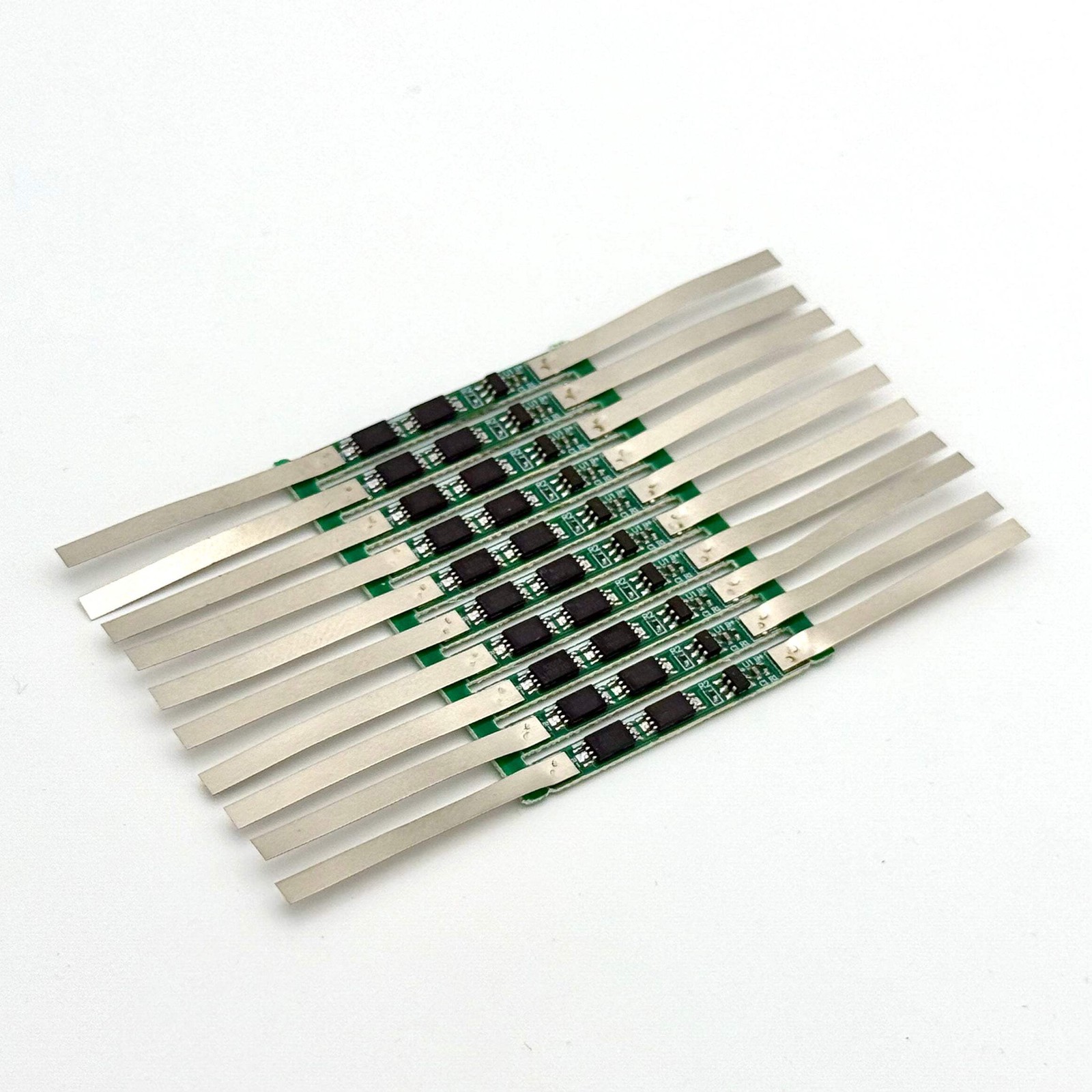 10PCS 1S 3.7V 3A BMS PCM Protection Board for 18650 Li-ion w/ Nickel Strips