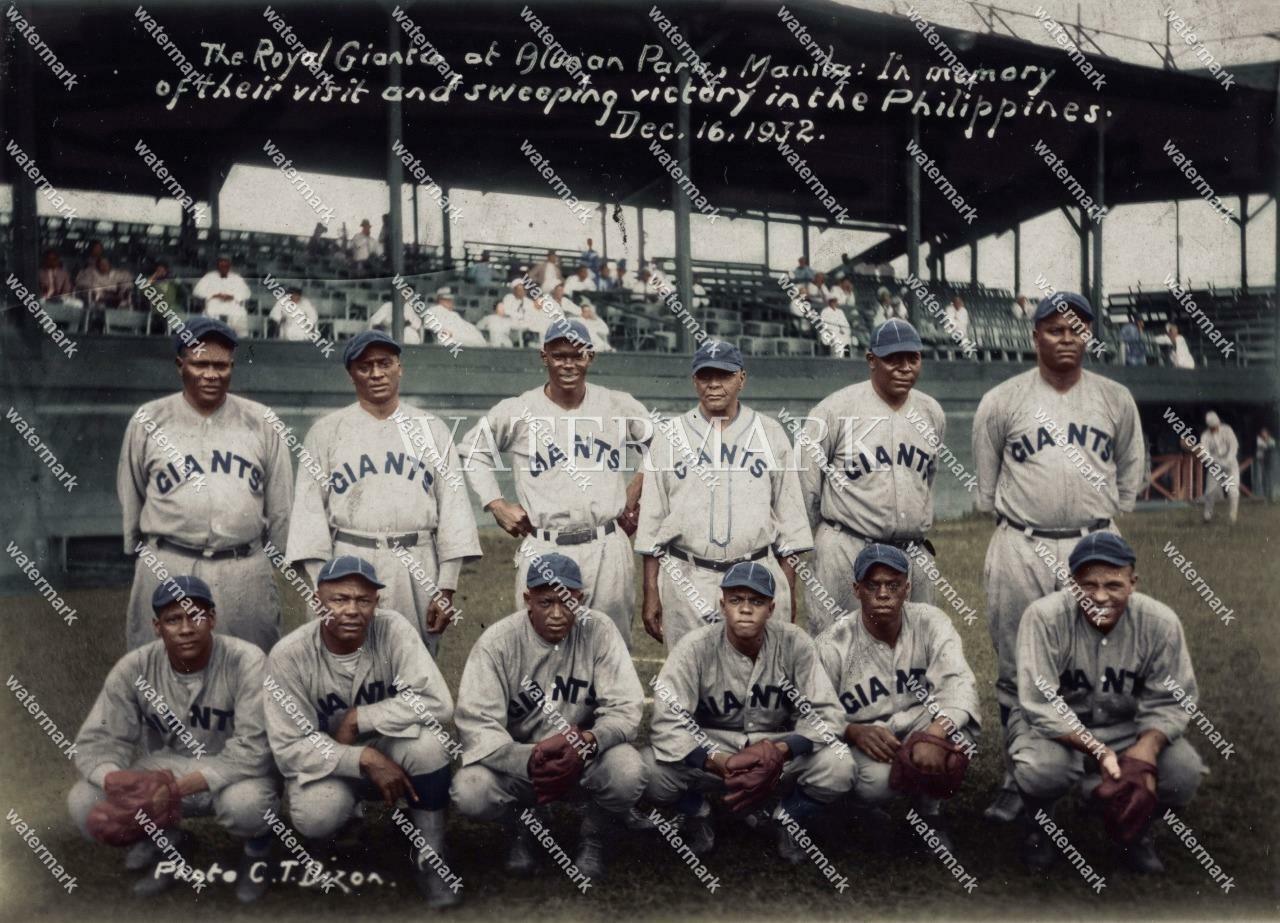 DW717 1932 Philadelphia Royal Giants Team 8x10 11x14 16x20 Colorized Photo