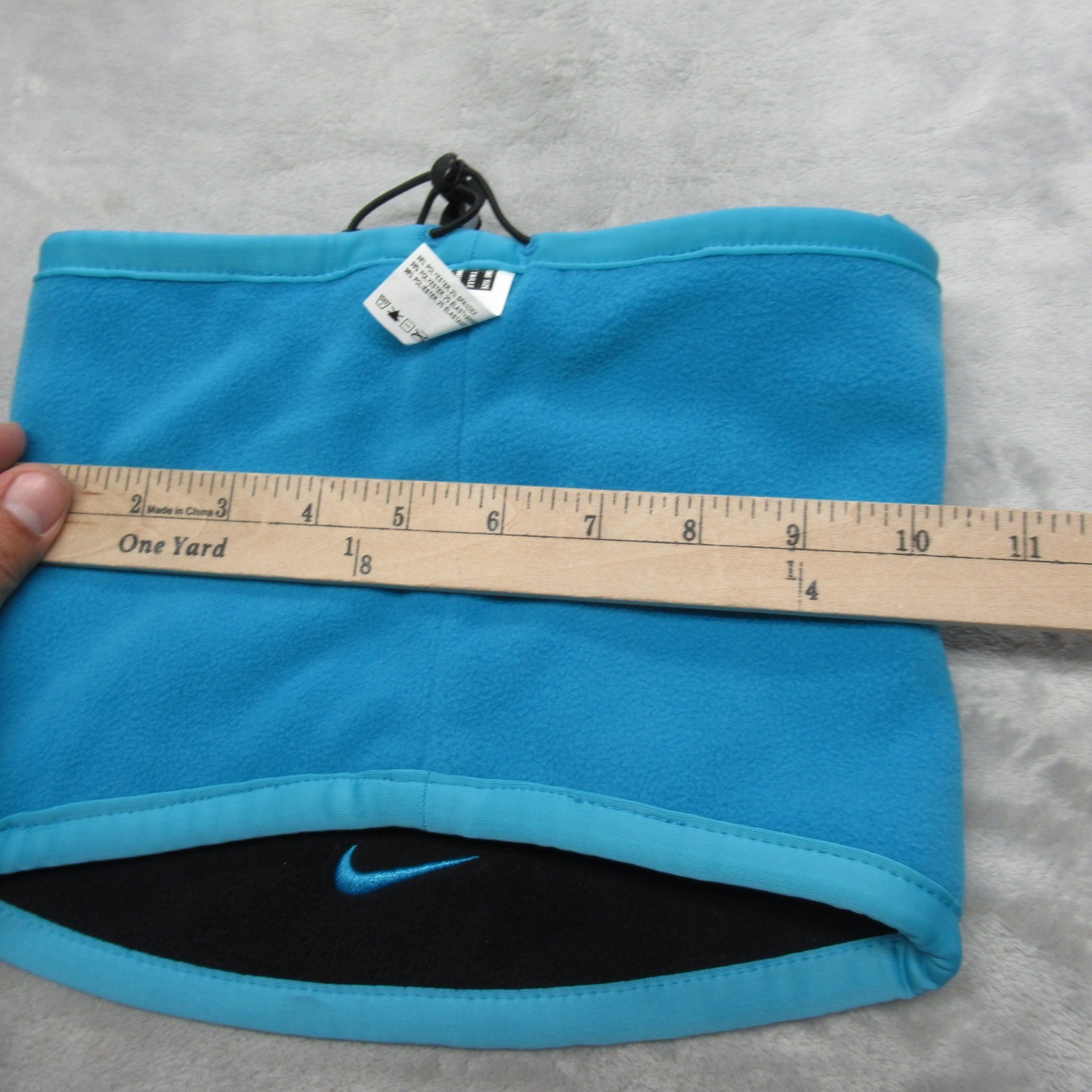 Nike Neck Warmer Unisex OSFM Reversible Blue Black Fleece Activewear Outdoor NWT