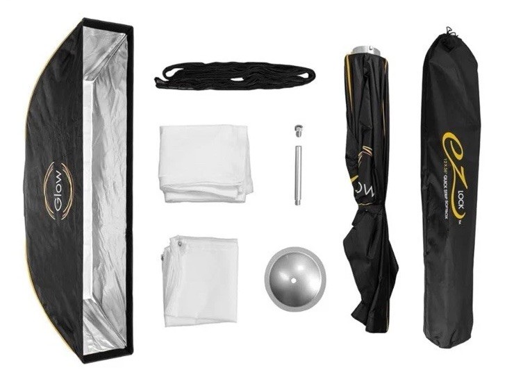 2X EZ Lock 12x 56” Deep Parabolic Quick Softbox, Parabolic Softbox Opens