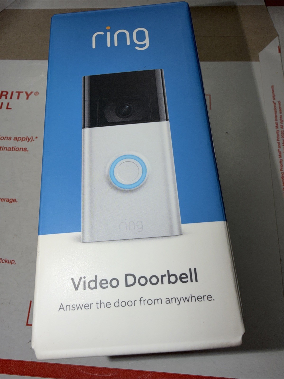 Ring Battery Smart Doorbell  Satin Nickel Brand New Sealed