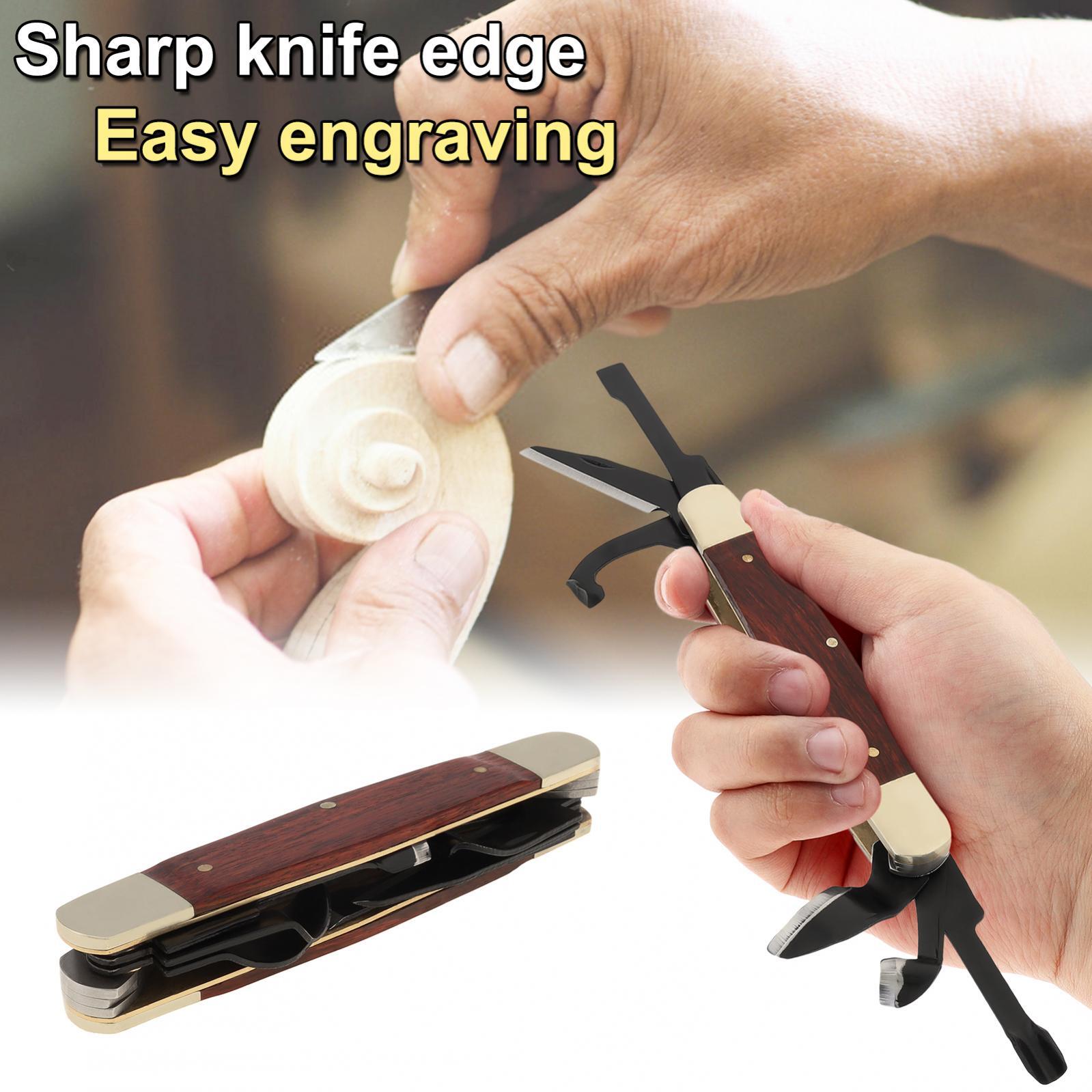 Universal Tool Folding Multi-Tool Portable Carving Tool Right Handed Engraving
