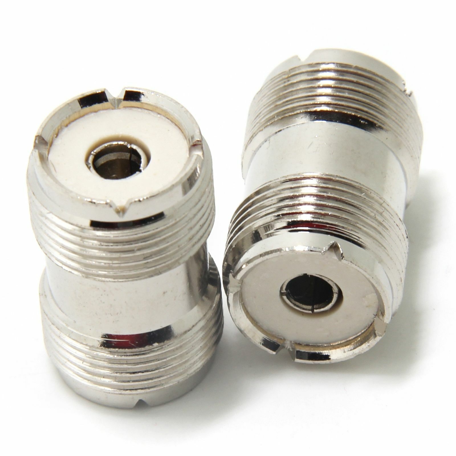 UHF SO-239 Female to Female Coupler RF Adapter Barrel Connector for PL-259 Plugs