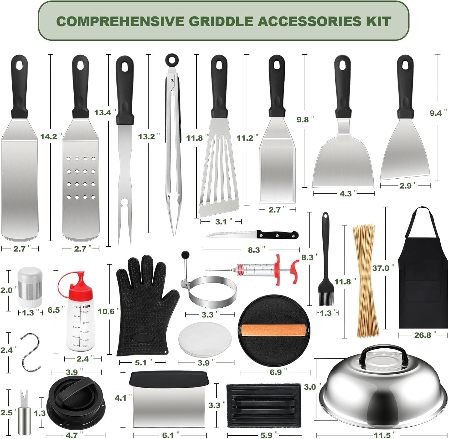 237pcs Griddle Accessories Kit for Blackstone, Perfect Flat Top Grilling Acce...