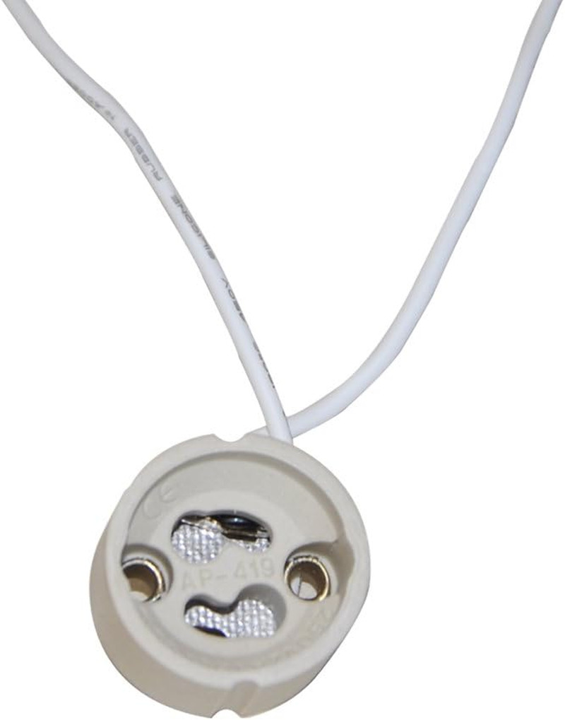 GU10 Socket Wire Connector - Pack of 10 for Light Bulbs