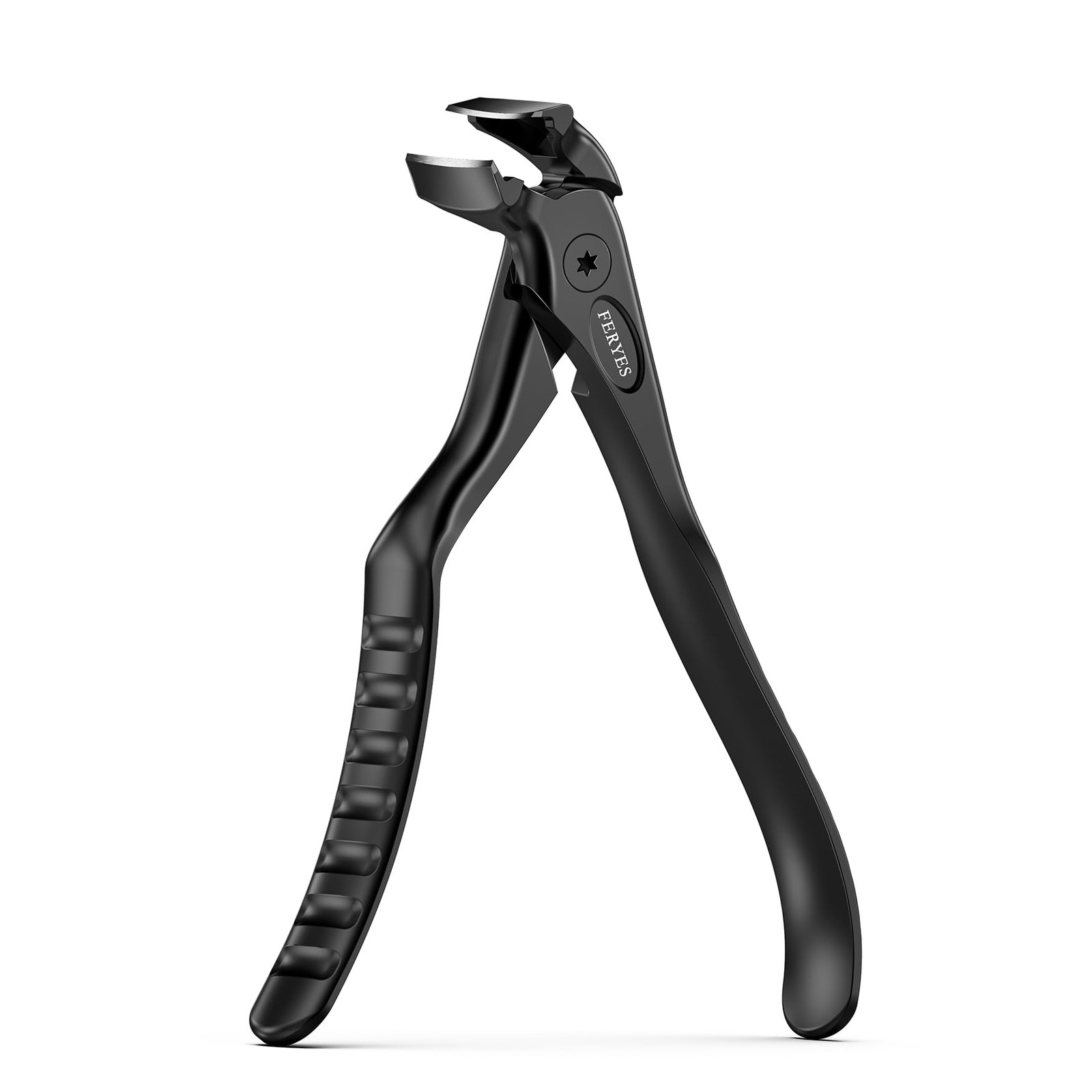 Ergonomic Non-Slip Long Handle Nail Clippers for Seniors, Unique Angled Head ...