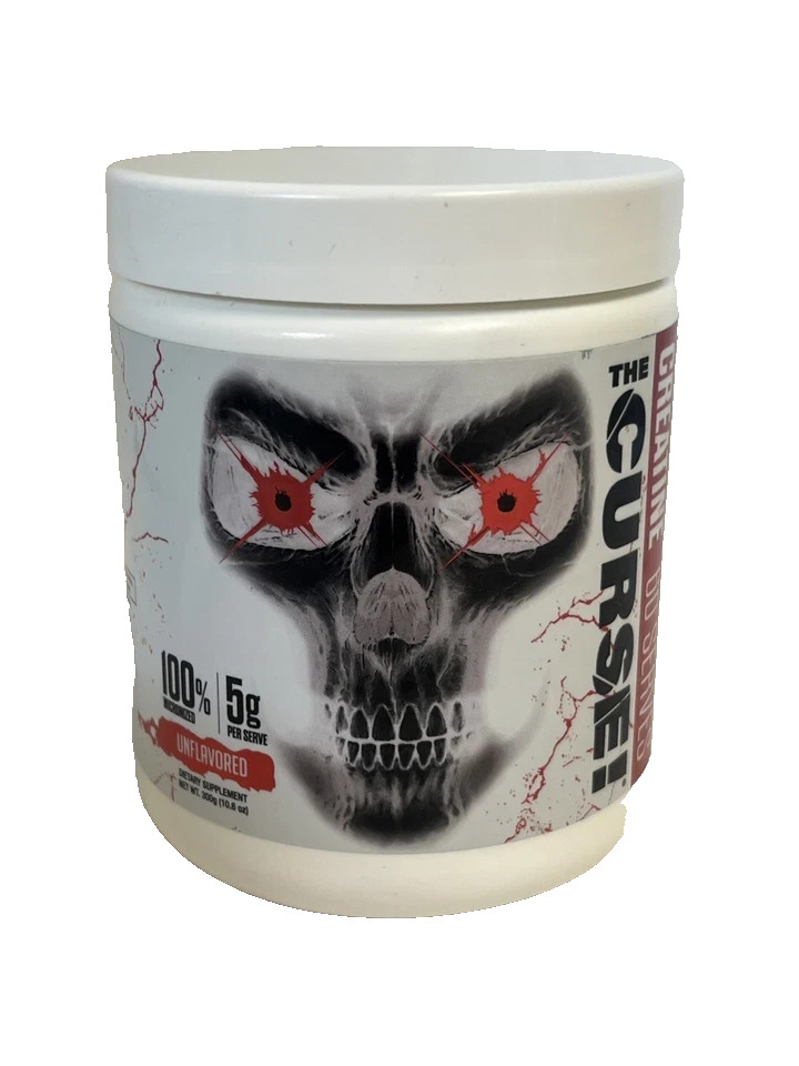 The Curse! Creatine Powder Unflavored 10.6 oz Exp: 05/2027
