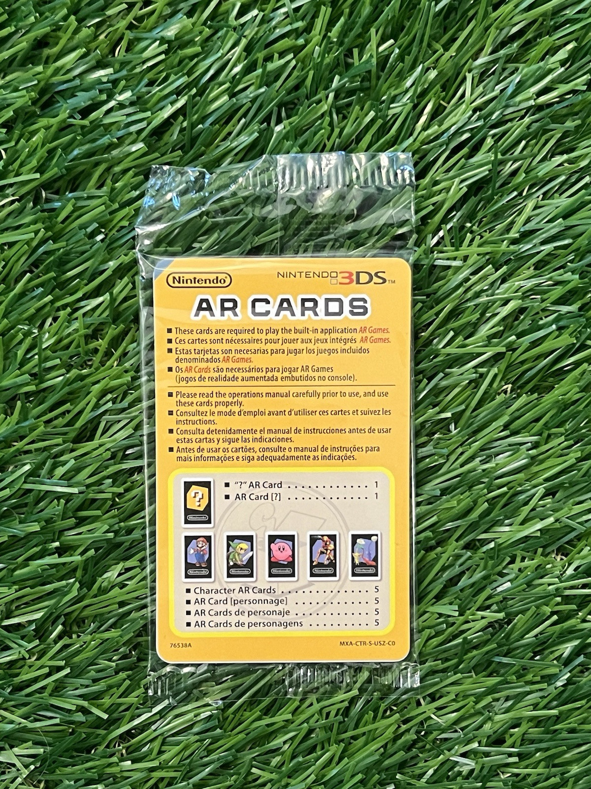 Nintendo 3DS AR Cards Augmented Reality Set Factory Sealed
