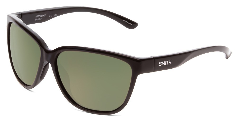 Smith Optics Monterey Sunglasses Black Chromapop Polarized Gray Green Lens