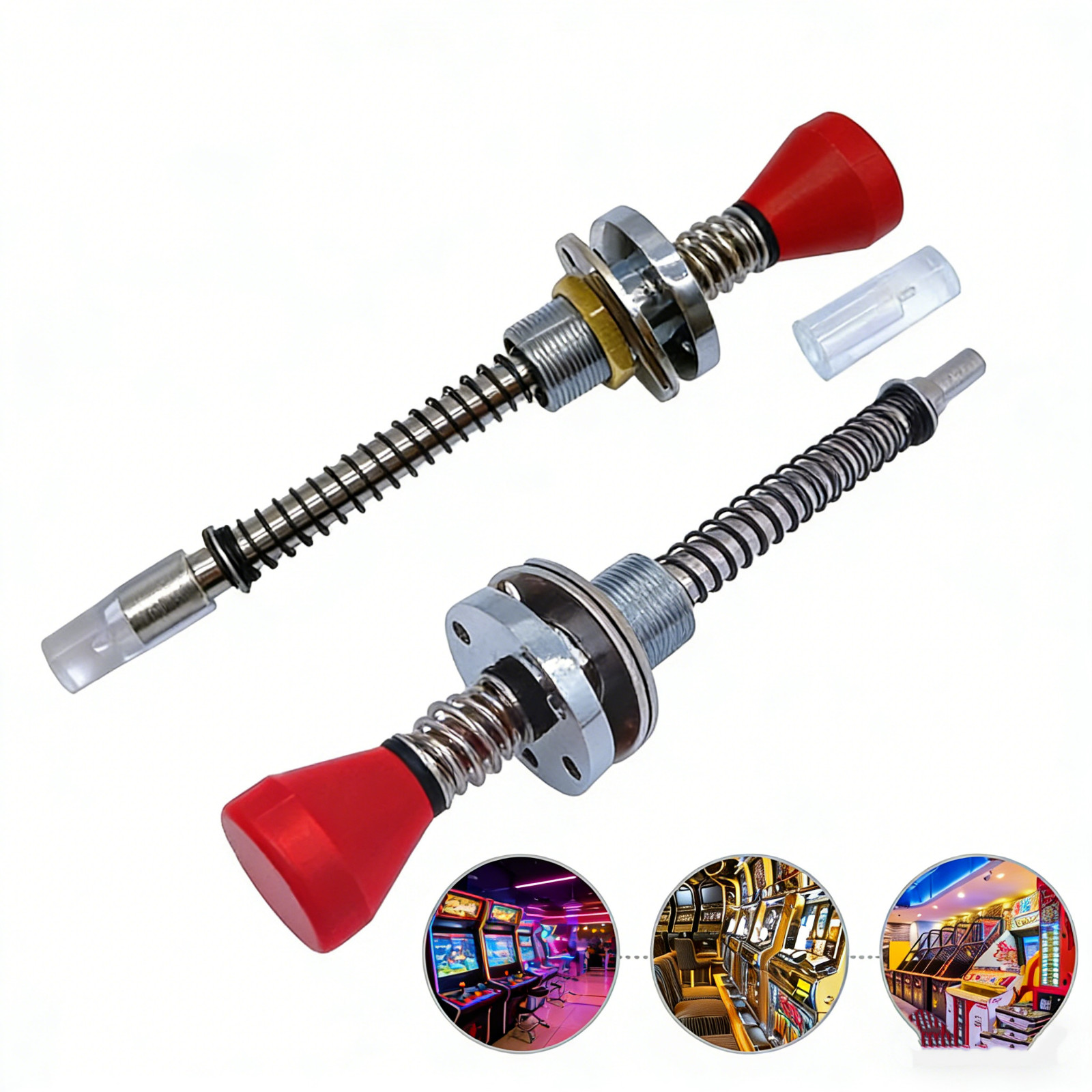 Pinball Loaded Spring Rod Machine Ball Plunger Shooter Assembly Arcade Parts