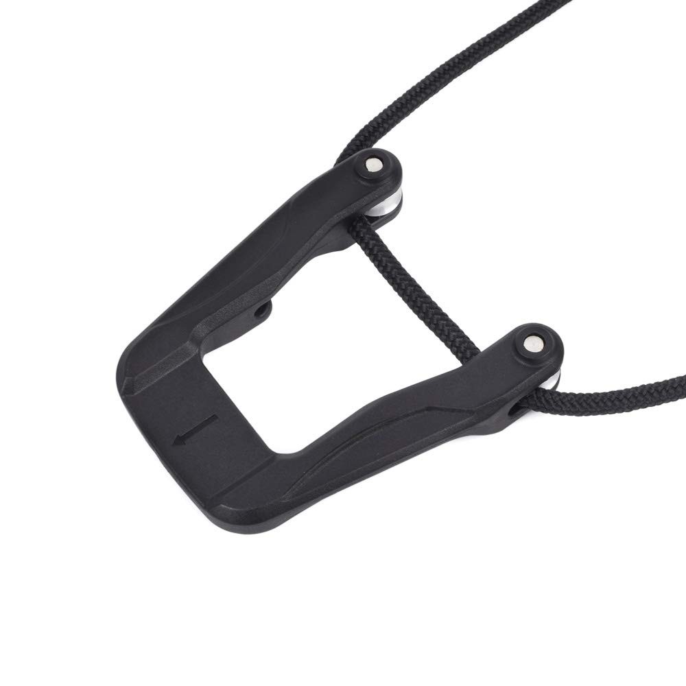 Compound Bow Crossbow Rope Cocking Device Pull Aid 4-Finger Silicone Wrapped Ha