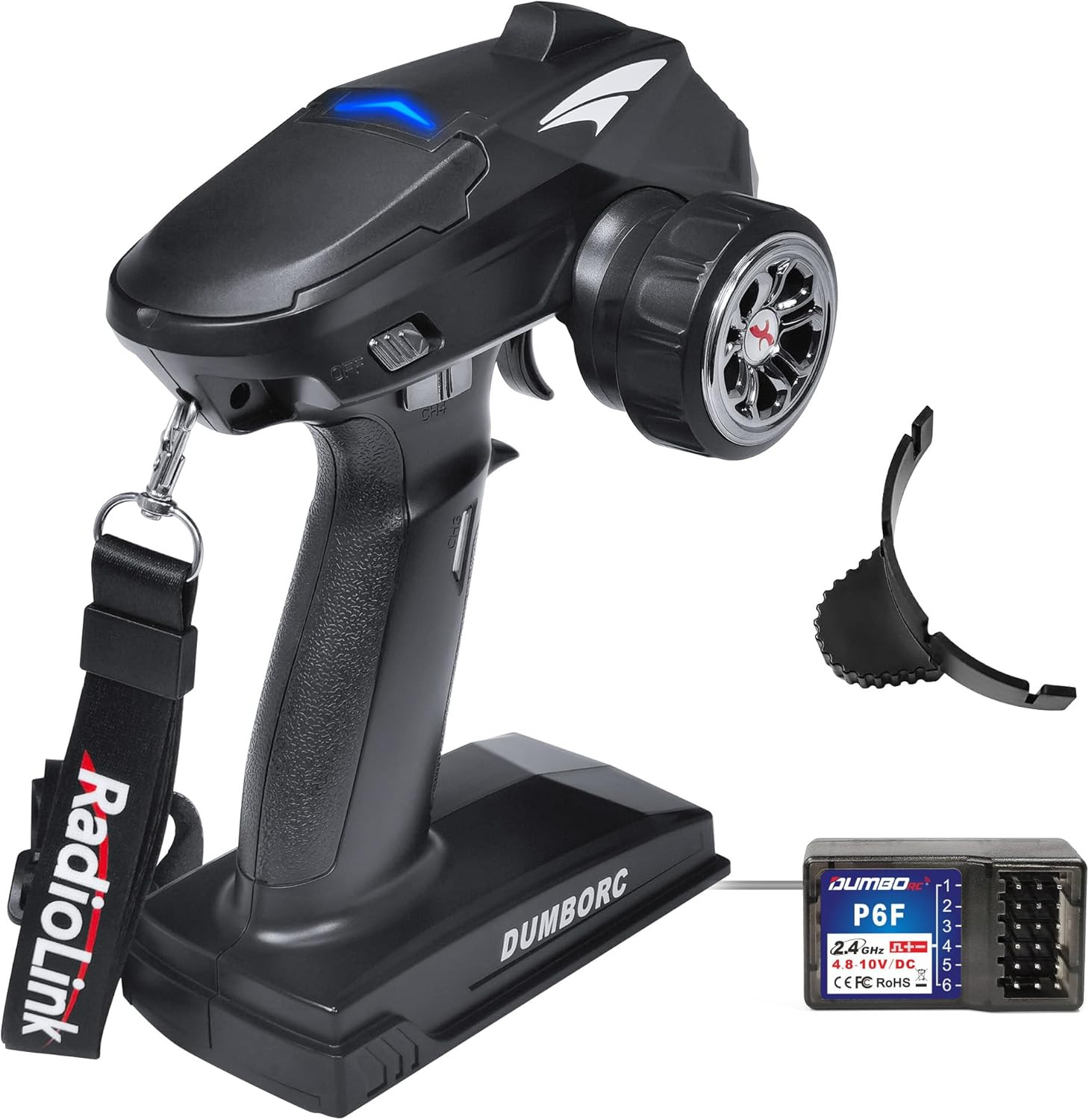 DUMBORC X4 2.4Ghz 4-Channel RC Radio Transmitter and Receiver X6F with Fail-Safe