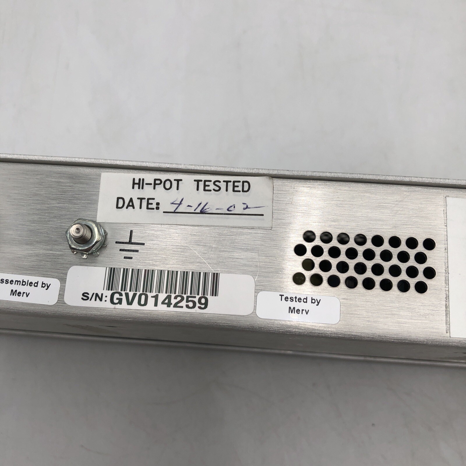 USED Grass Valley - Encore BPS Control Panel POWERS ON AS IS READ D
