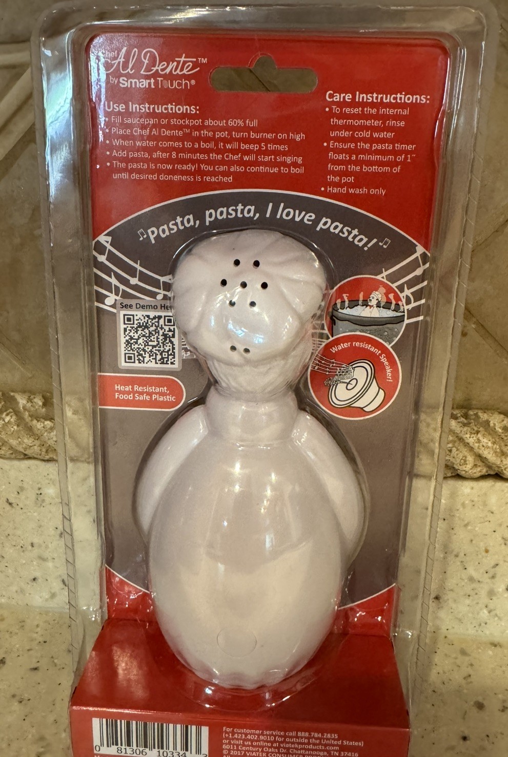 Smart Touch Chef Al Dente Singing Pasta Timer Mechanical