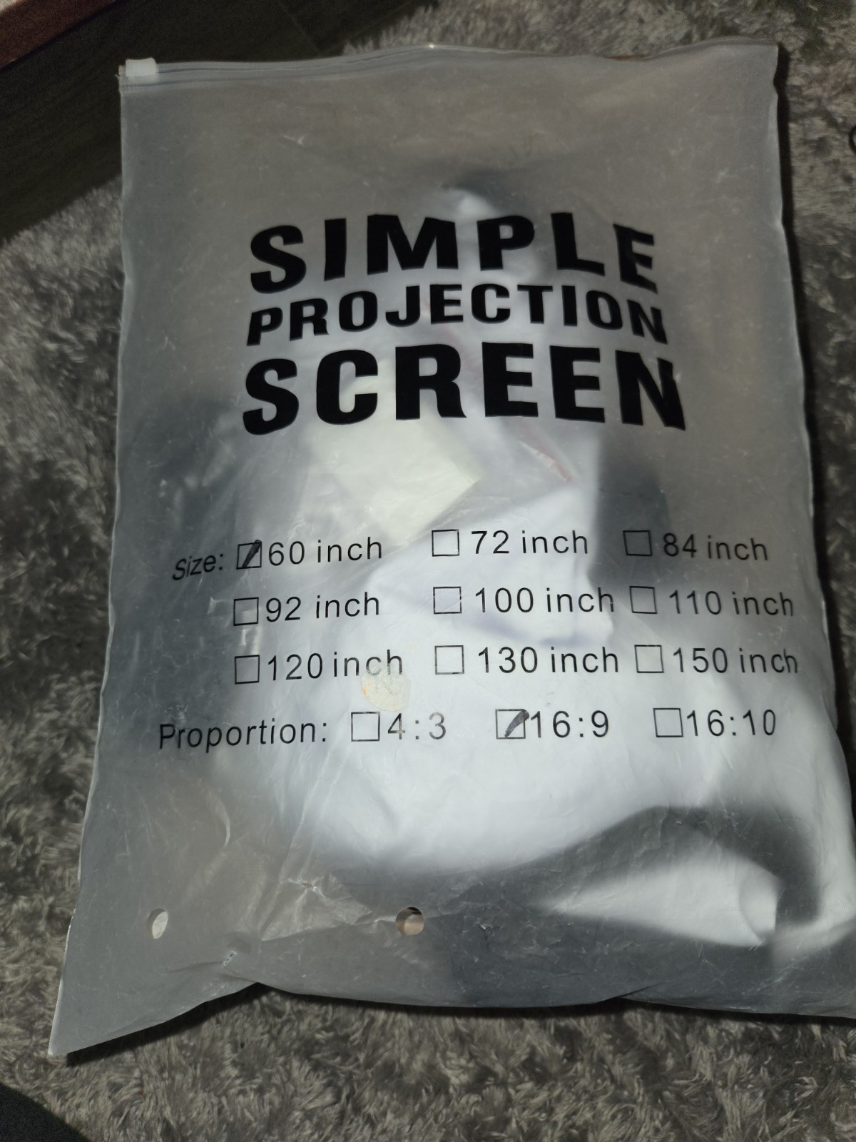 Fabric Projector Screen