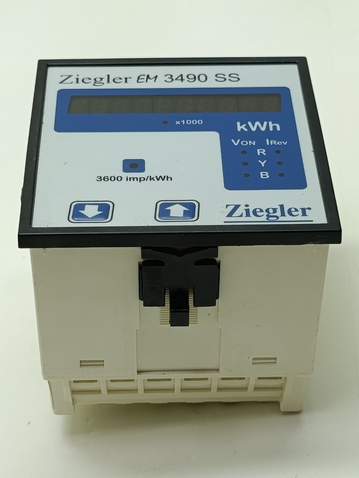 Ziegler EM 3490 SS Multifunction Power Meter EM3490SS & TESTED