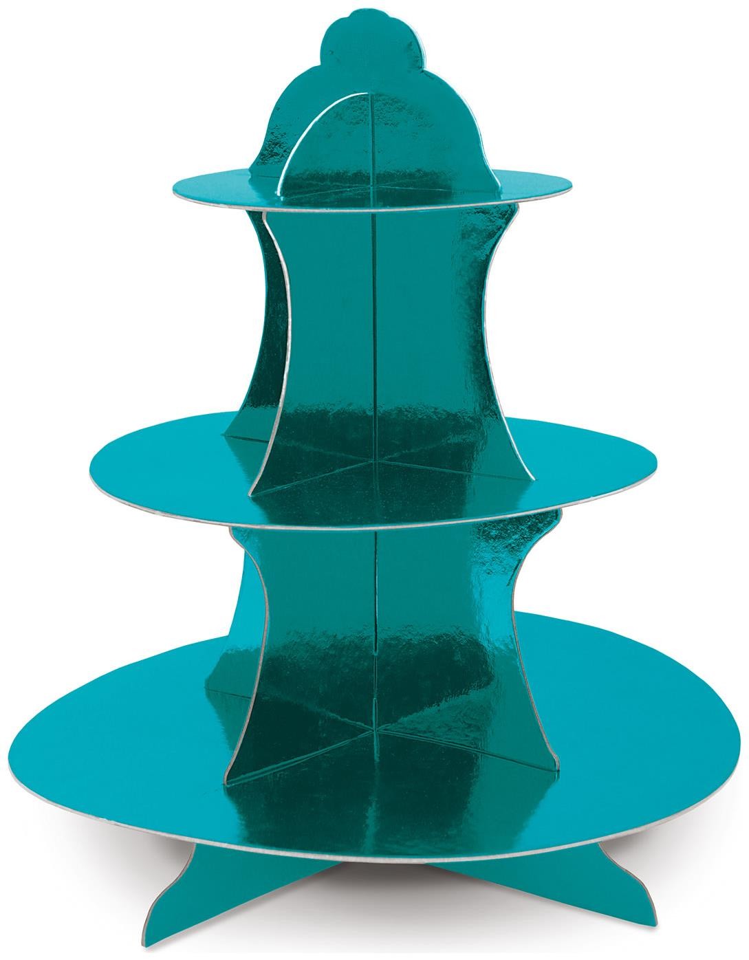 Metallic Cupcake Stand of Size 13½" for Christmas - Beistle