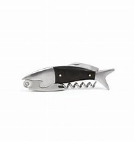 Kikkerland Dark Wood Fish Corkscrew