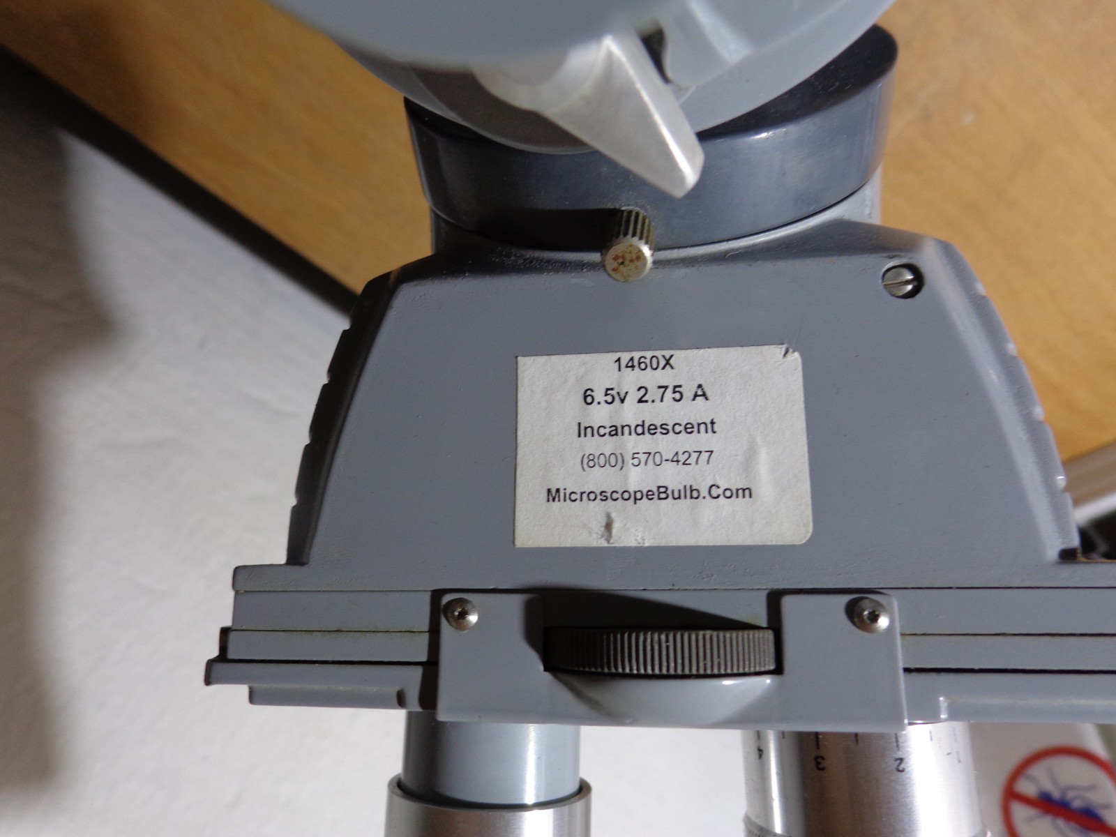 American Optical 10-118 Series 10 Microscope w Dual Head 4 Objectives 1460X