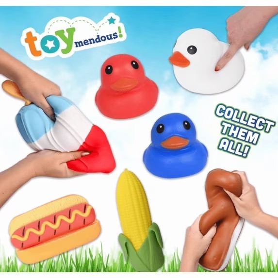 Viral Squeezy - Pineapple/Ice-cream Sandwich/Corn/Hotdog/Fried Chicken/Bear/Pop