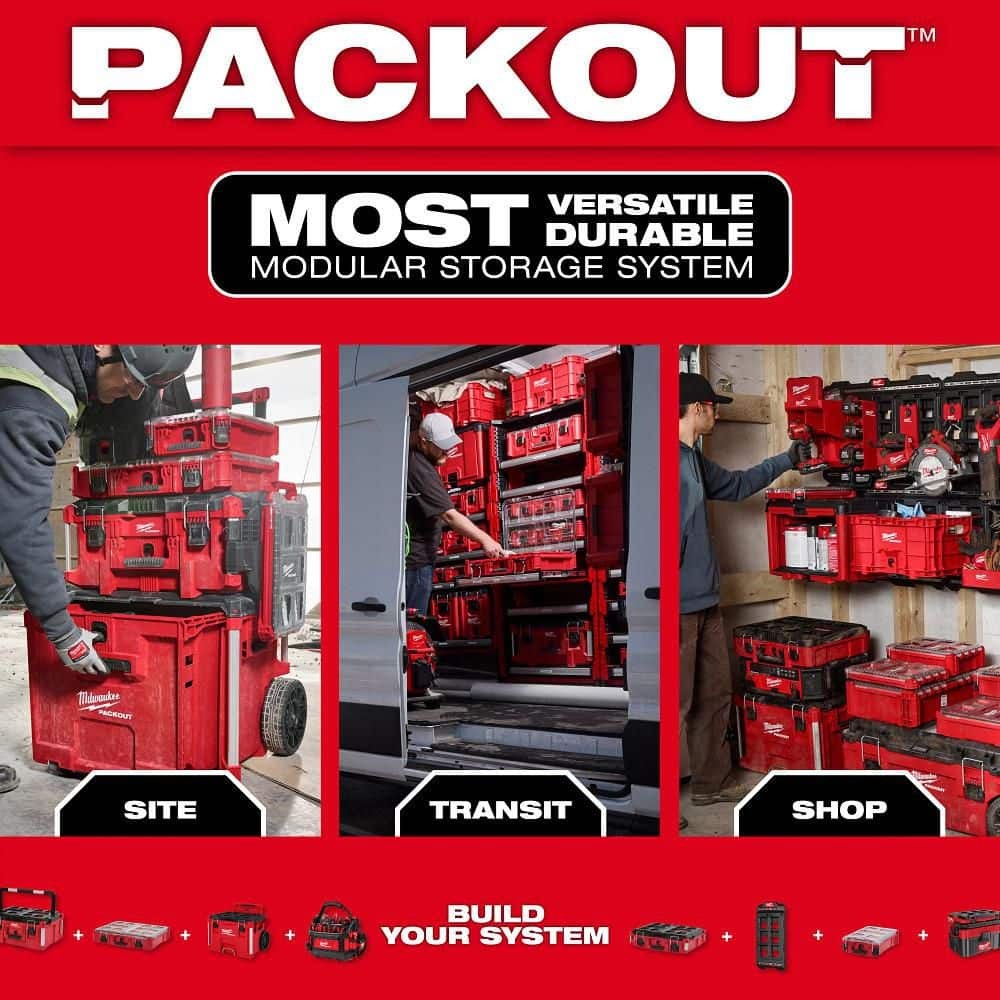Milwaukee PACKOUT 10 Compartment Tilt Bin Organizer