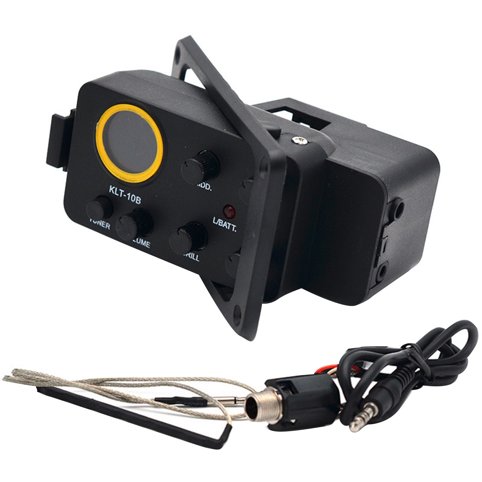 Acoustic Guitar Pickup with 4 Band Equalizer Preamp Tuner Piezo for Classical
