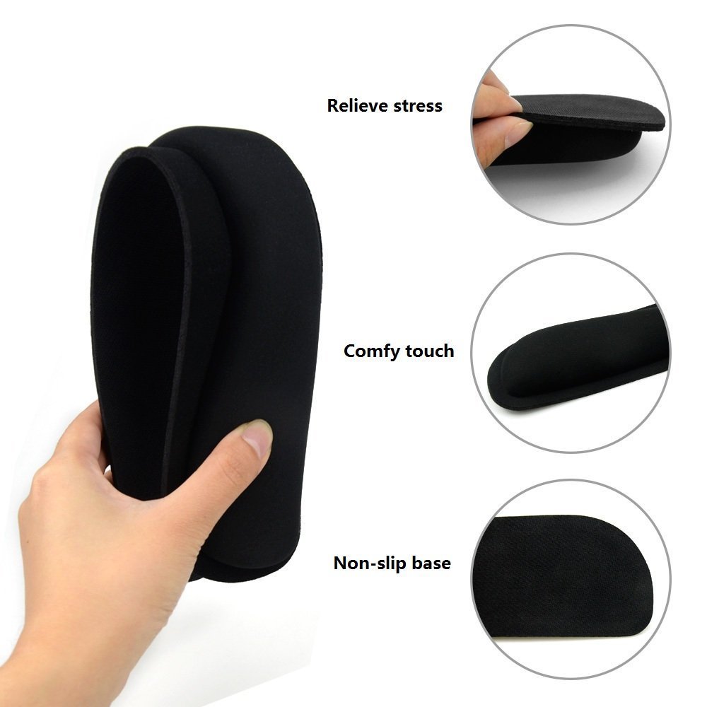 Keyboard & Mouse Wrist Rest Pad Set-Gel Support Cushion with Memory Foam Comfort