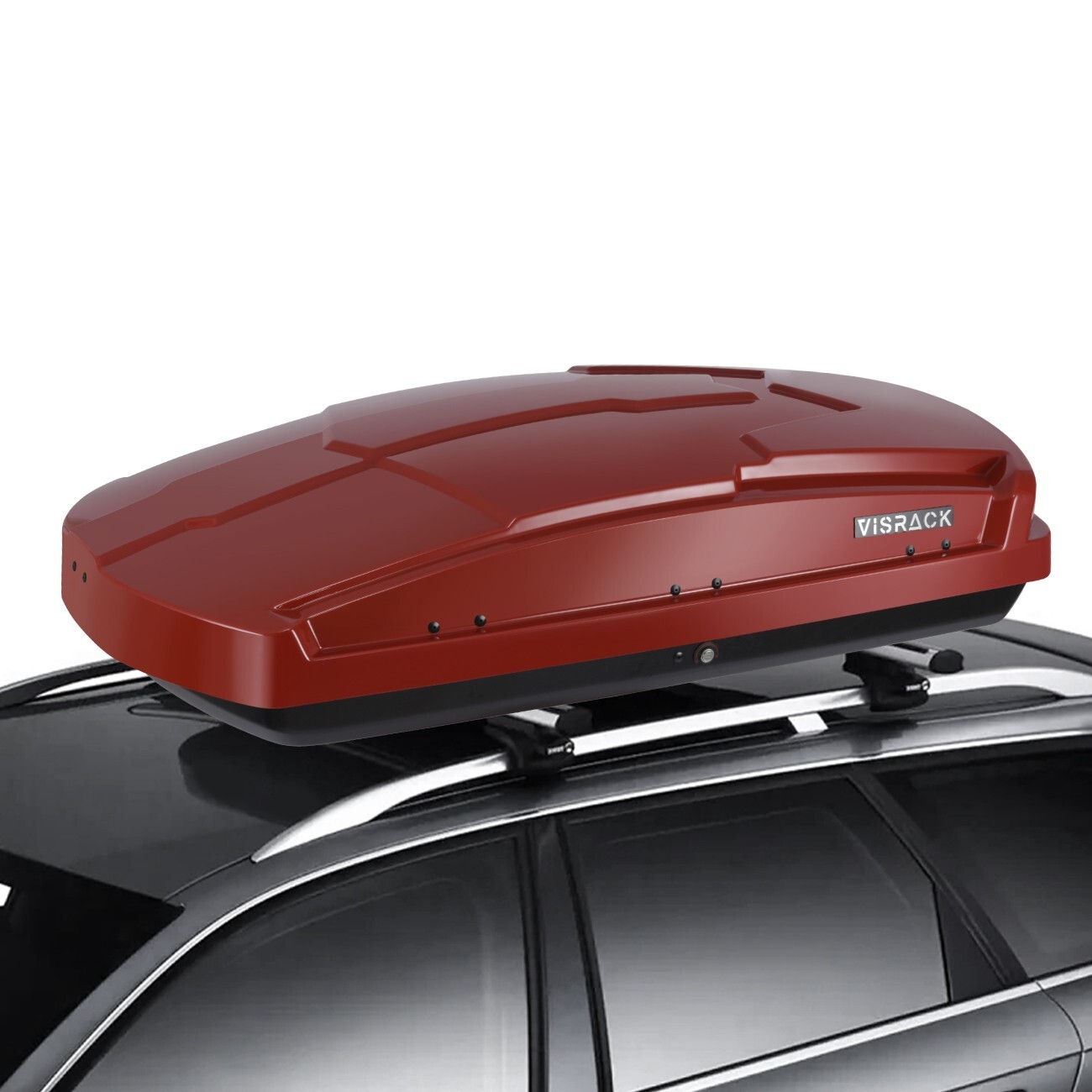 15 Cubic Feet Car Top Cargo Carrier Vehicle Roof Mount Luggage Storage Box