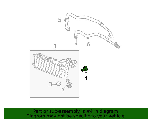 Genuine BMW Mount Bracket 17-21-7-540-030