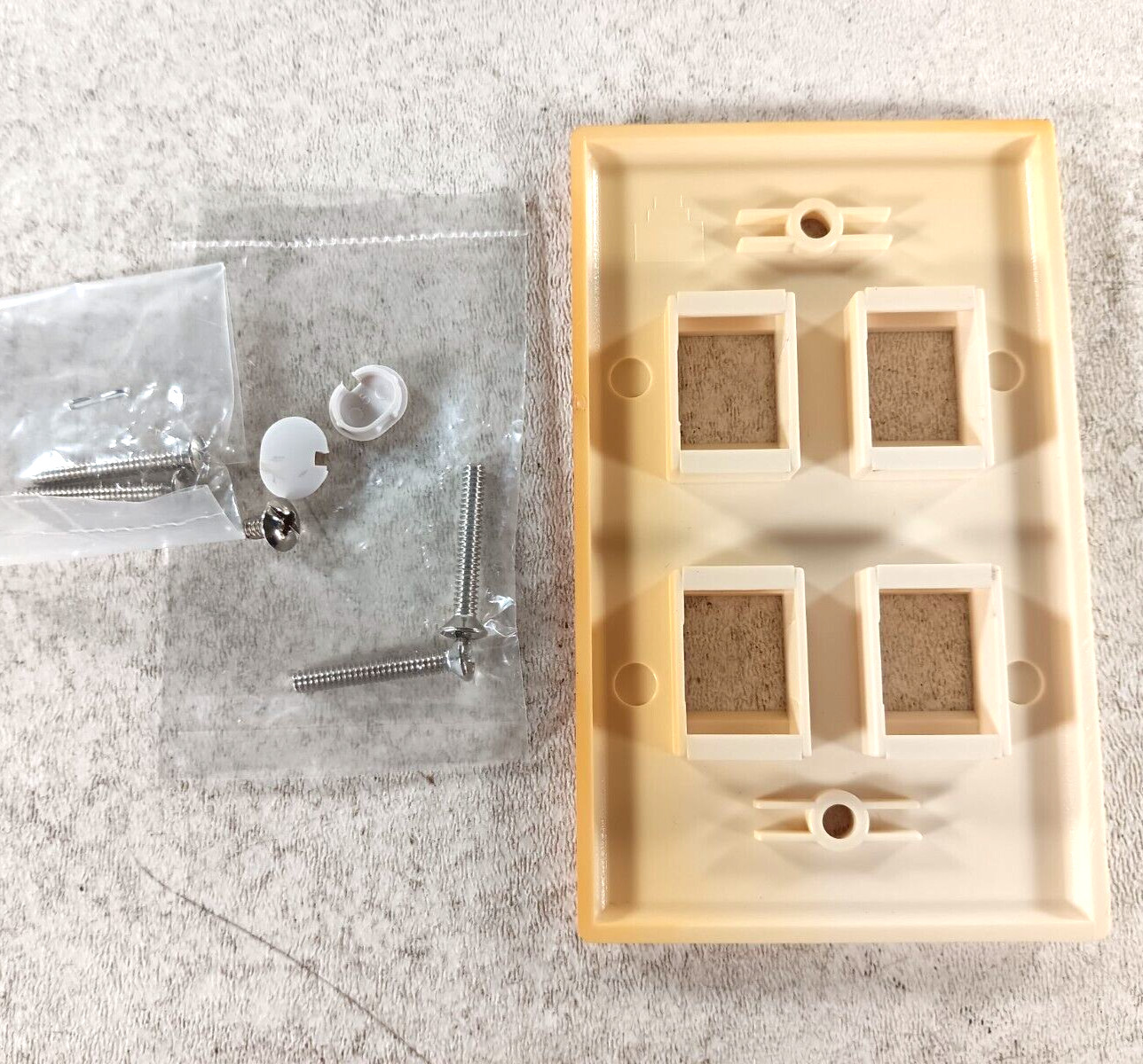 Excelsus Face Plate 4 Line for Cat 5