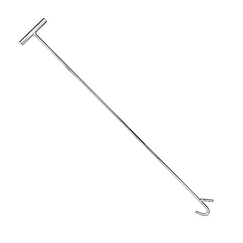 5th Wheel Pin Puller, 36" Length Plated Heavy Duty 5th Wheel Puller 1 Chrome