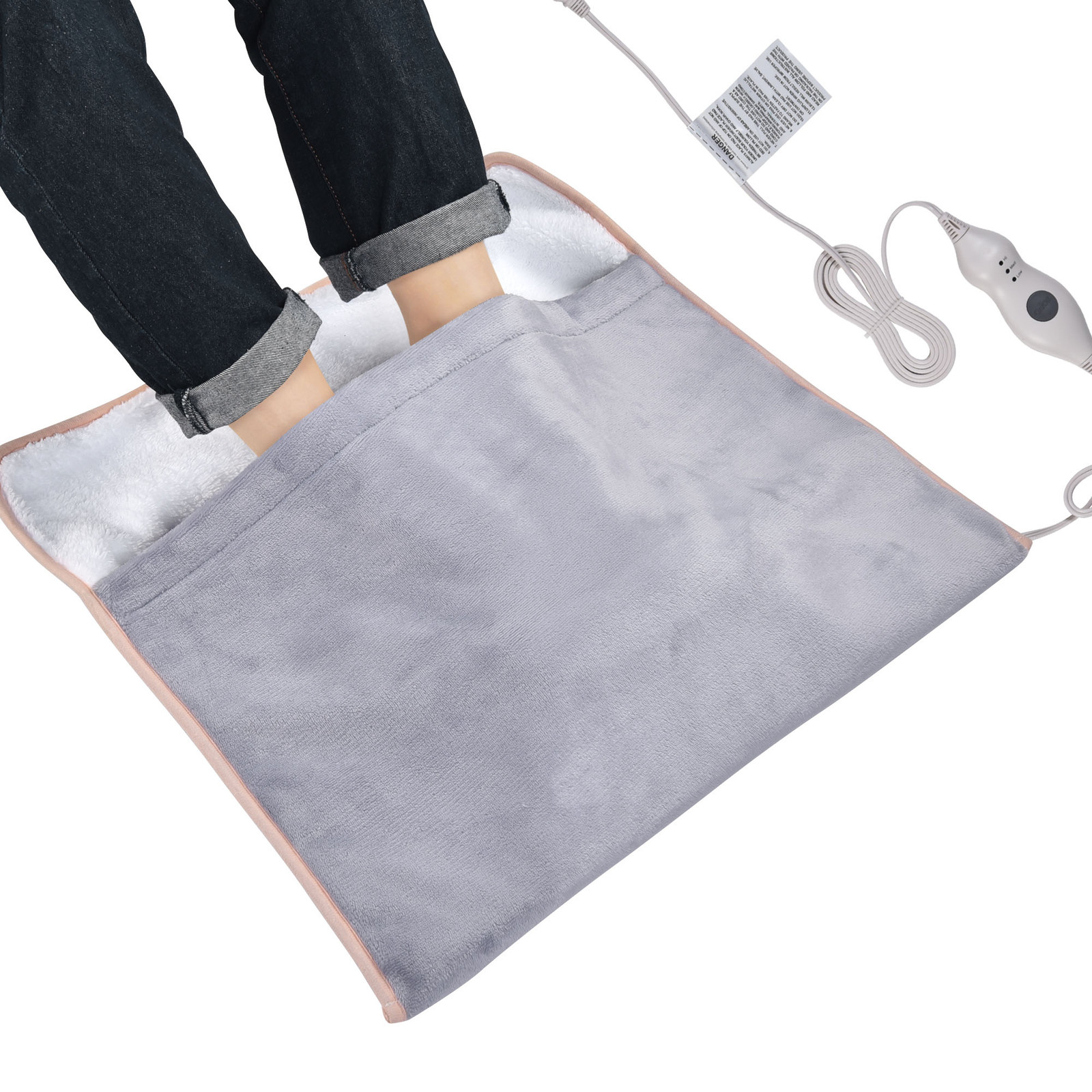 1/2 Packs Electric Heated Foot Warmer Unisex Winter Foot Heating Pad Home