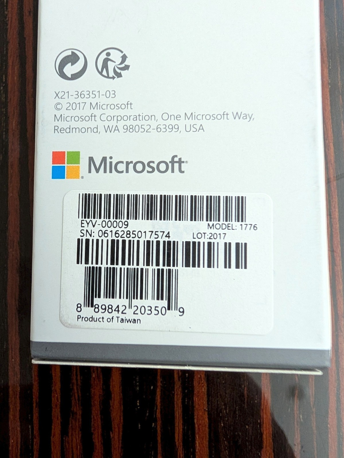 NEW Genuine Microsoft Surface Pen Stylet Silver Model 1776