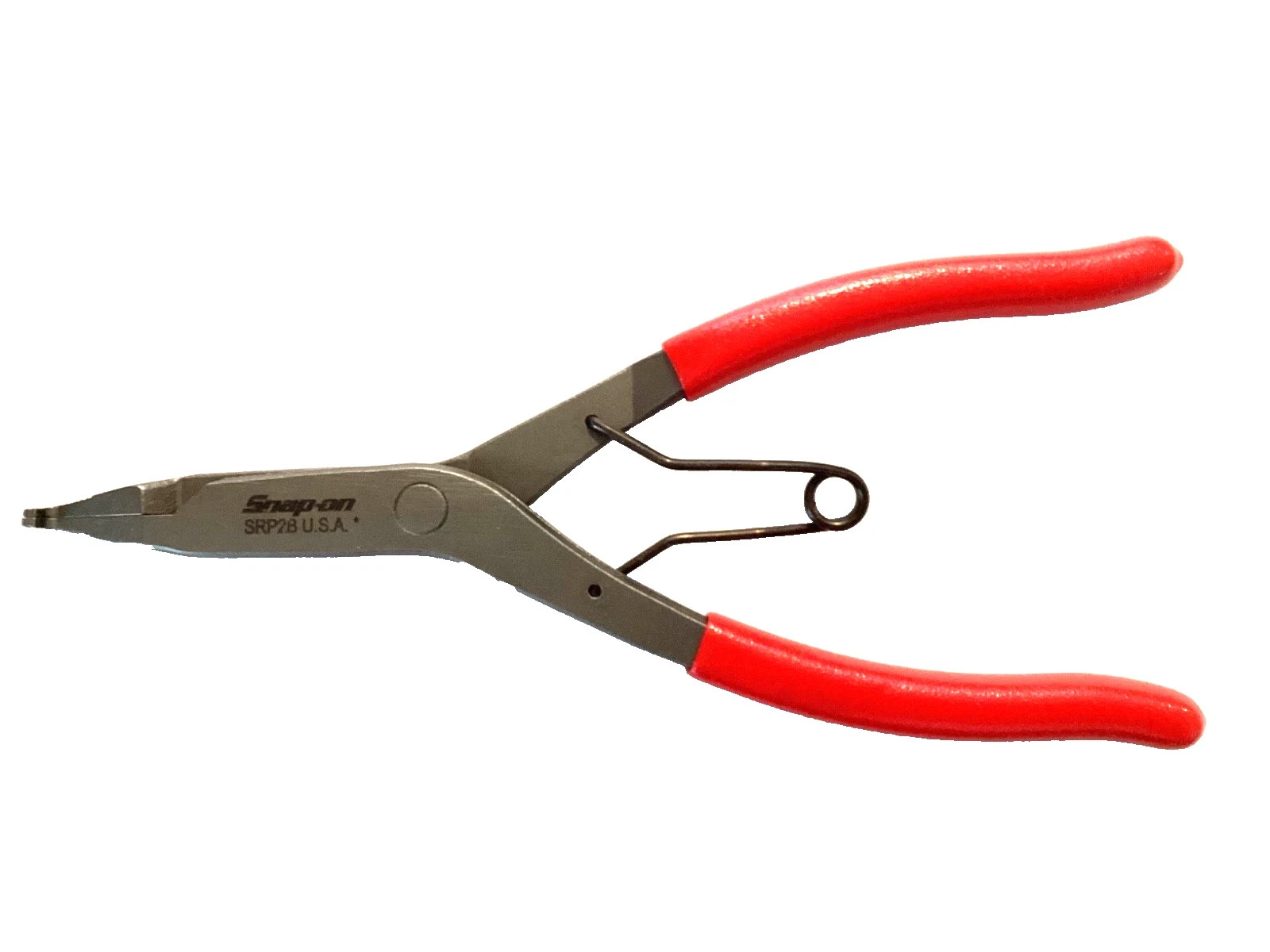 Snap on USA SRP2B RED Soft Grip High Leverage Snap Ring Pliers Spring Loaded NEW