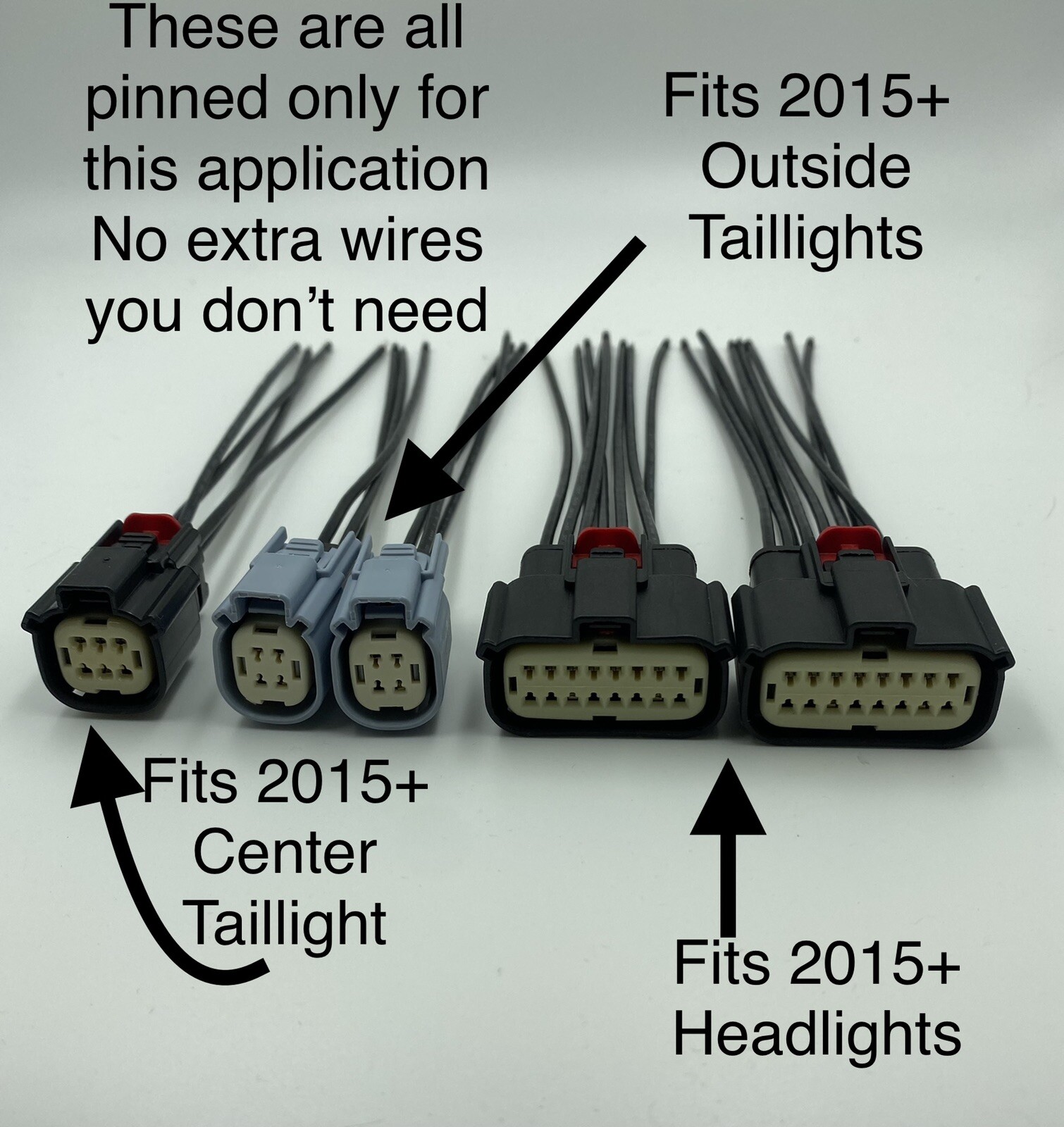 2008 -14 Dodge  Challenger  To 2015 + HID Headlight & LED Taillight CONNECTORS
