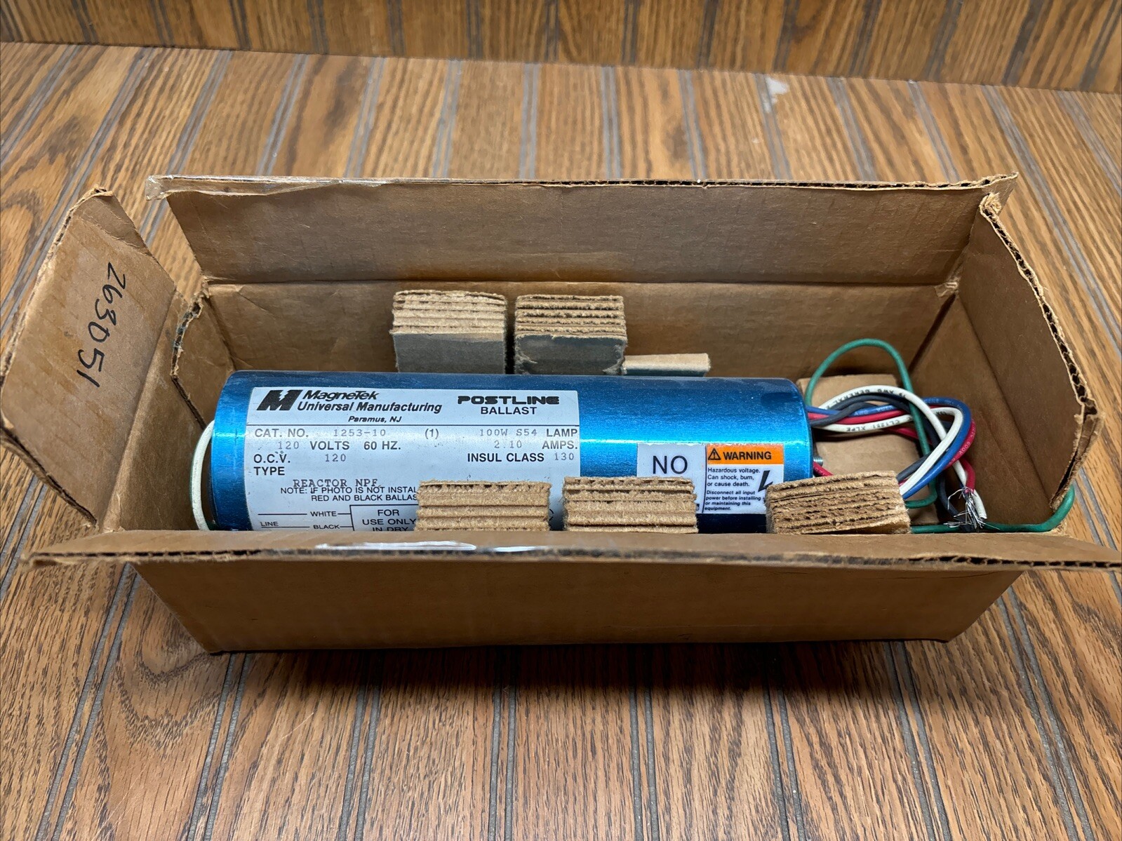 MAGNETEK Universal Postline Ballast - 1253-10 120v 60hz - NOS