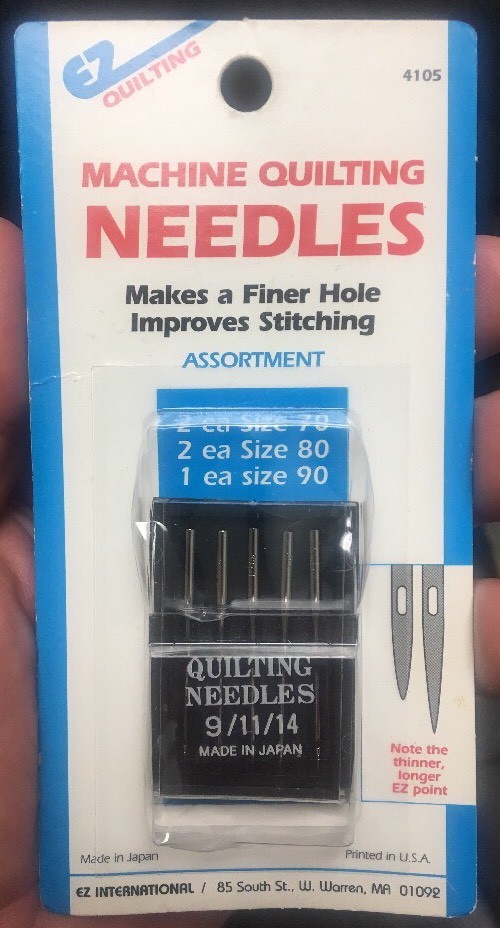 EZ QUILTING QUILTING NEEDLES 5 Pack. NIP. FREE SHIPPING #4105
