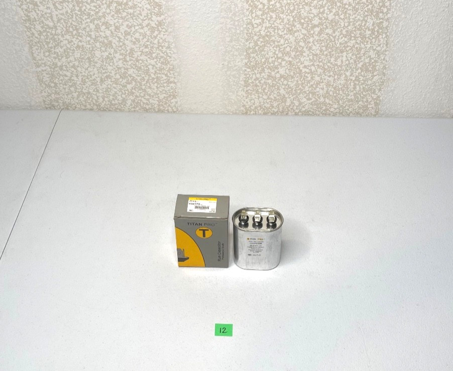 Titan Pro TOCFD255 Motor Run Capacitor 25+5MFD 440/370VAC