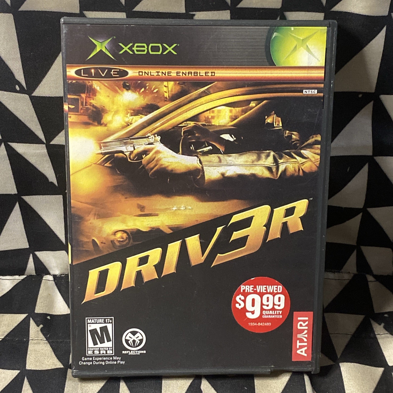 Driver 3 Microsoft Xbox (Blockbuster Case Only) (no Game)