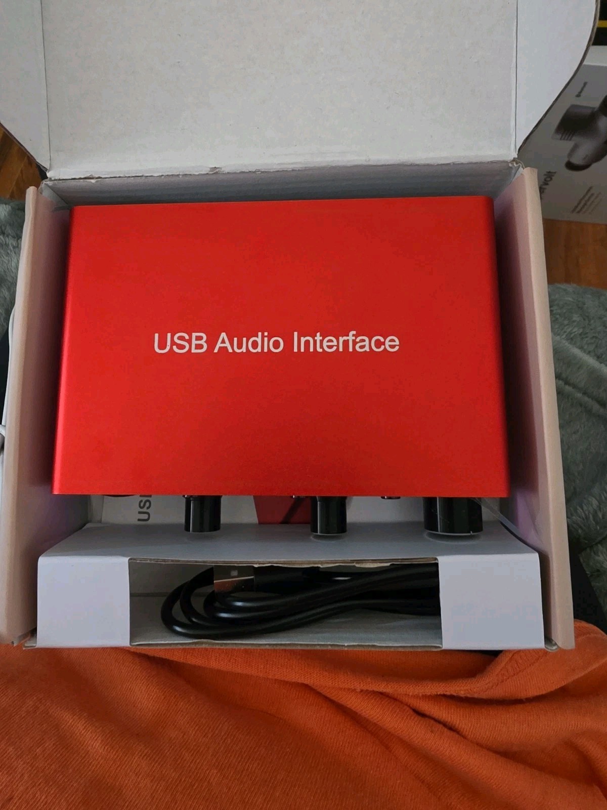 USB Audio Interface Solo (24Bit/192kHz)+48VPhantom Power BY025 AR001B